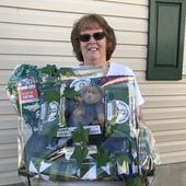 Betty Renner wins St. Patrick’s Day Basket March 2021